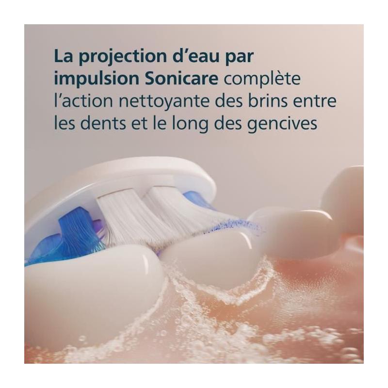 Lot de 8 têtes de brosse pour PHILIPS - HX6058/87 - S2 blanc