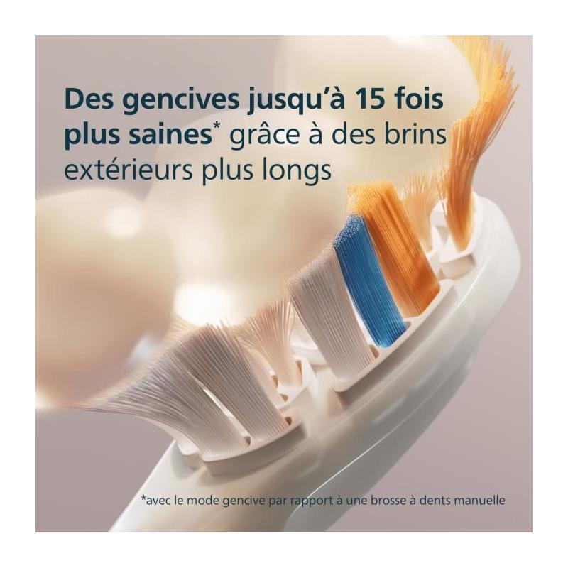 Lot de 4 têtes de brosse Philips HX9094/87 - A3 blanc