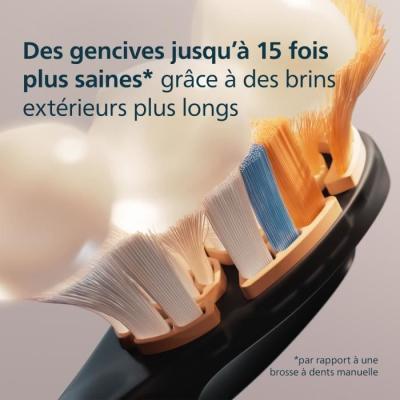 Lot de 4 têtes de brosse Philips HX9094/88 - Noir A3