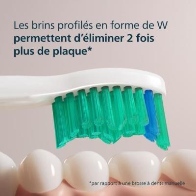 Ensemble de 6 têtes de brosse Philips HX6016/87 - Blanc C1