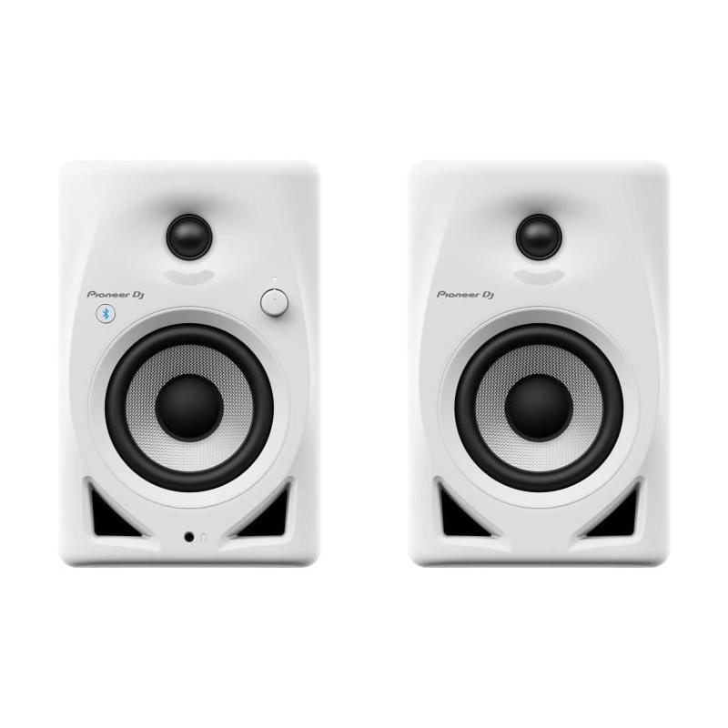Enceintes de monitoring Pioneer DJ DM-40D-BT-W - Bluetooth - Blanc