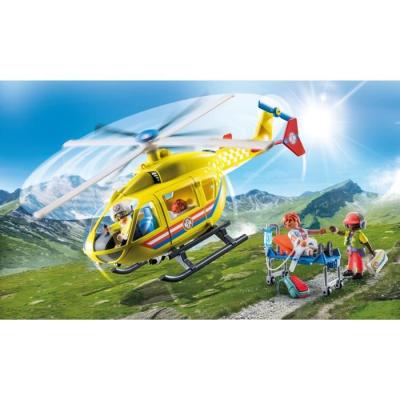 Hélicoptère de secours PLAYMOBIL 71203 - Sauvez la ville avec les Secouristes!