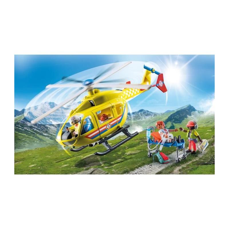 Hélicoptère de secours PLAYMOBIL 71203 - Sauvez la ville avec les Secouristes!