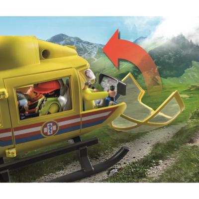 Hélicoptère de secours PLAYMOBIL 71203 - Sauvez la ville avec les Secouristes!