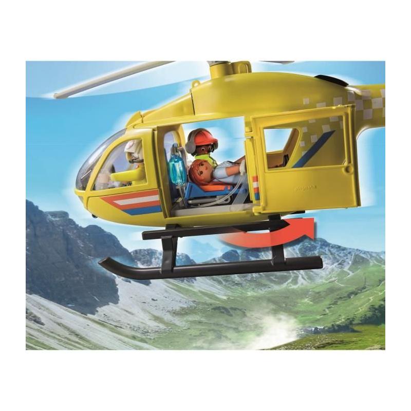 Hélicoptère de secours PLAYMOBIL 71203 - Sauvez la ville avec les Secouristes!