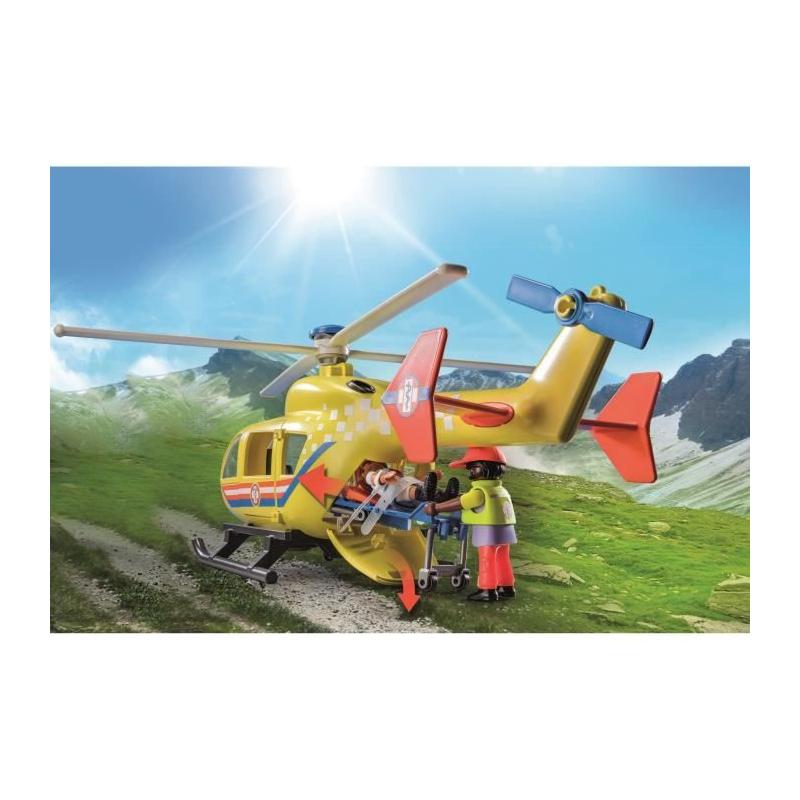 Hélicoptère de secours PLAYMOBIL 71203 - Sauvez la ville avec les Secouristes!