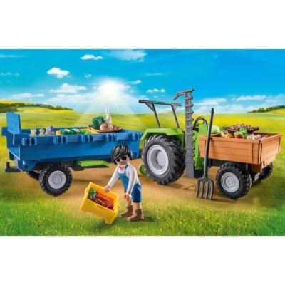 Jouet mini tracteur avec remorque pour enfants de 4 ans