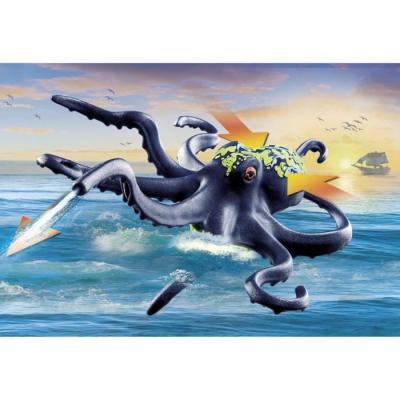 Aventures pirates avec pieuvre géante en miniature