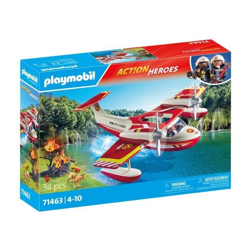 Jouet Hydravion Pompiers Playmobil 71463 - Univers Miniature