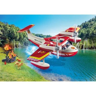 Jouet Hydravion Pompiers Playmobil 71463 - Univers Miniature