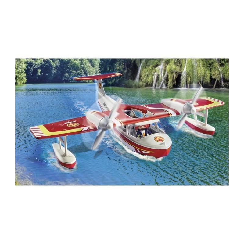 Jouet Hydravion Pompiers Playmobil 71463 - Univers Miniature