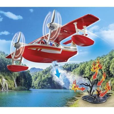 Jouet Hydravion Pompiers Playmobil 71463 - Univers Miniature