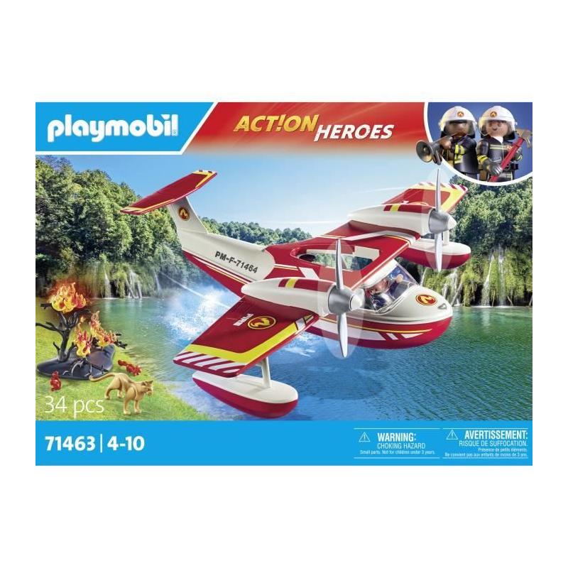 Jouet Hydravion Pompiers Playmobil 71463 - Univers Miniature