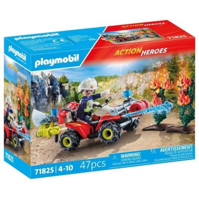 Lutte contre l'incendie avec le pompier PLAYMOBIL 71825