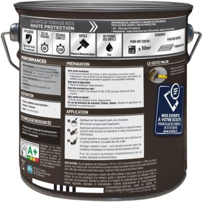 Protégez et sublimez vos meubles en bois avec le Saturateur Incolore Mat Bondex - 2,5L