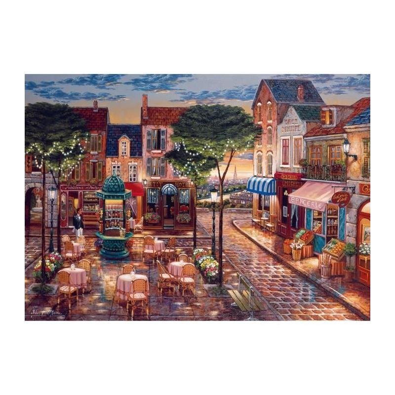 Puzzle 1000 pièces Paris en peinture - Qualité supérieure