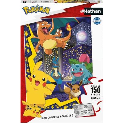 Puzzle 150 pièces La ville des Pokémon Nathan