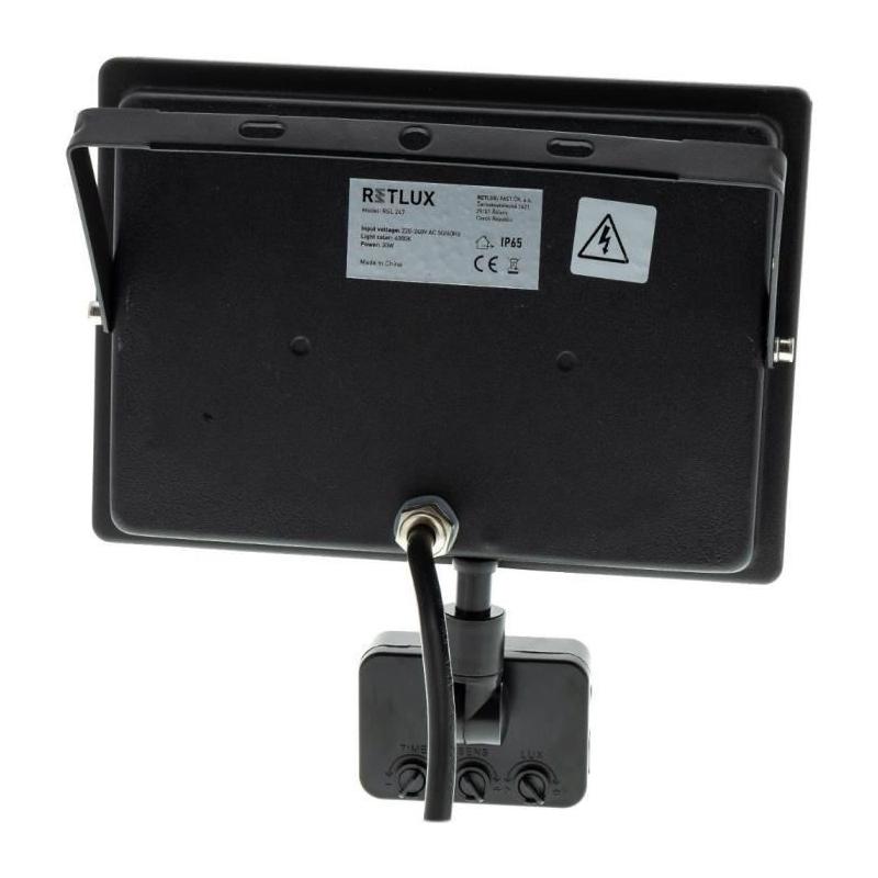 Projecteur LED avec détecteur de mouvement pour extérieur - RETLUX - RSL 247
