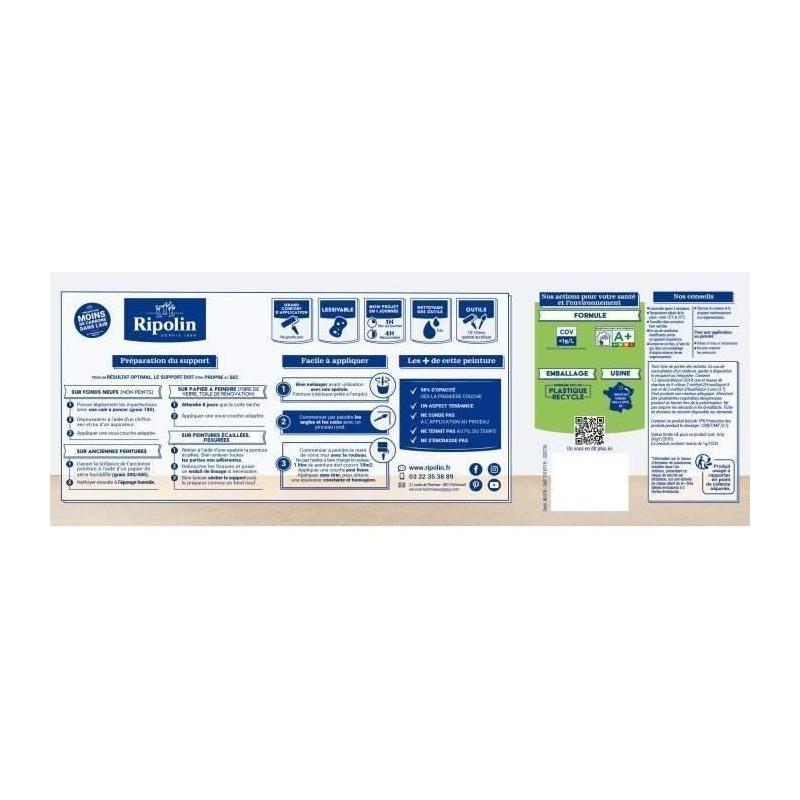 Peinture Velours Gris Ardoise pour Murs, Boiseries et Radiateurs