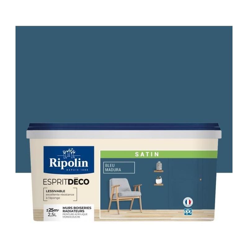 Peinture satinée RIPOLIN ESPRIT DECO pour des murs sublimés