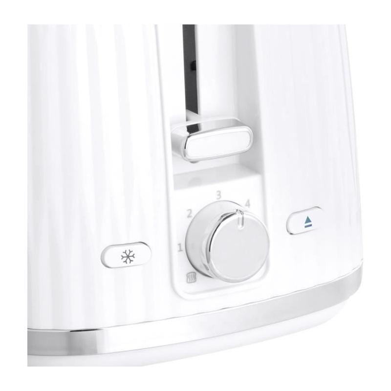 Grille-pain Russell Hobbs Eden - Puissant 800W - Blanc