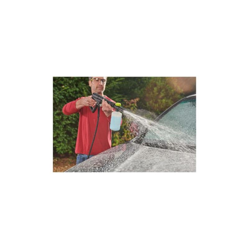 Nettoyeur haute pression 1400W - 110 bars - 390L - flexible 5m - lances vario & turbo - buse détergent