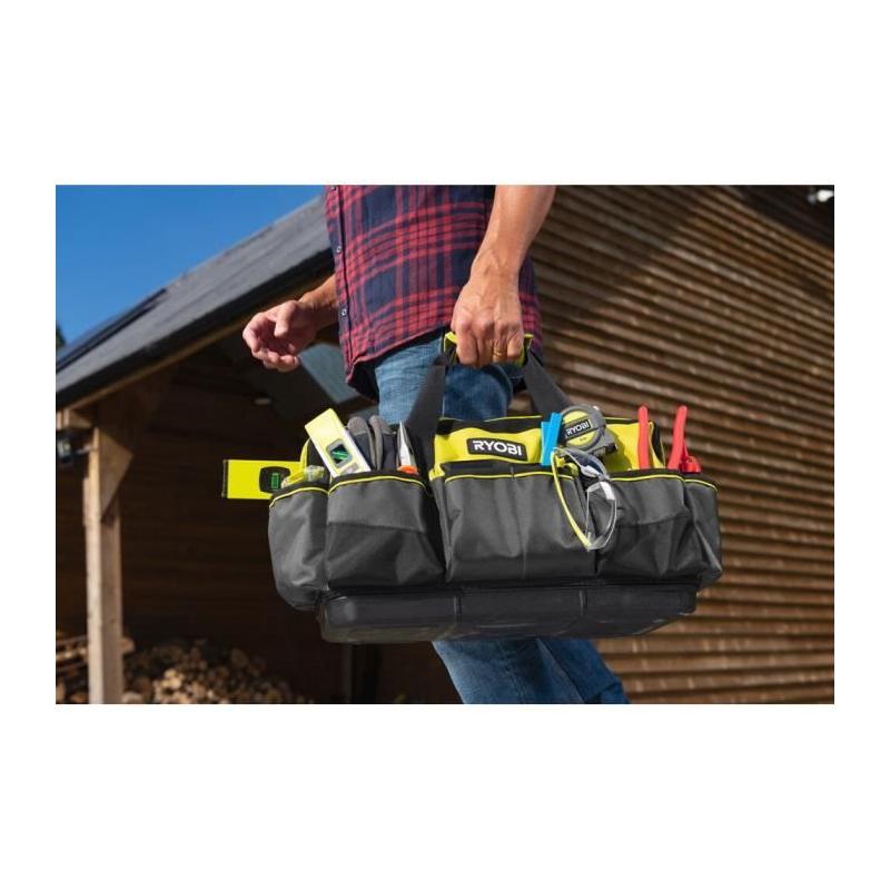 Sac à outils renforcé 46 x 26 x 29 cm - RYOBI RSSMTB1