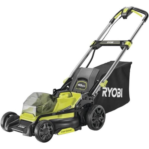 RYOBI - Tondeuse poussée 18V Brushless - Ø coupe 40 cm - ramassage et mulching - vendue sans batterie ni chargeur - RY18LMX40C