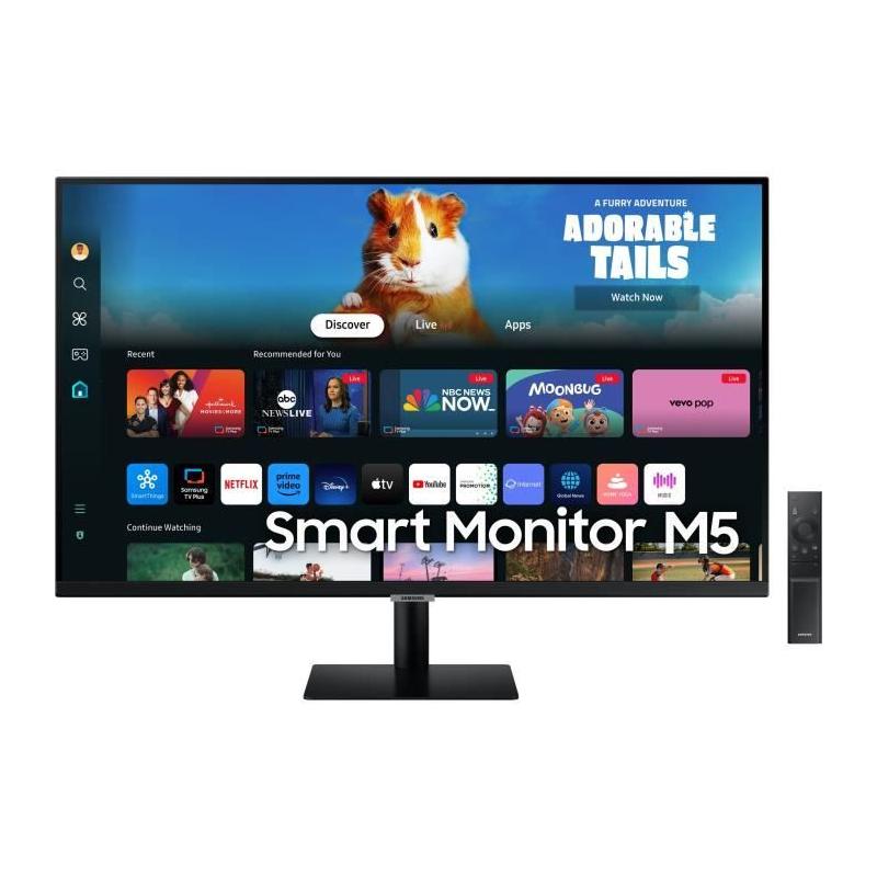 Écran PC Samsung Smart Monitor M5 CM500 32'' FHD VA HDR10 Noir