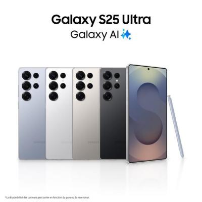 Découvrez le SAMSUNG Galaxy S25 Ultra AI 256 Go Bleu Titane