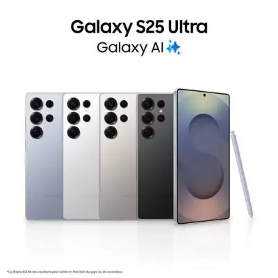 Découvrez le SAMSUNG Galaxy S25 Ultra AI 256 Go Bleu Titane Découvrez le SAMSUNG Galaxy S25 Ultra AI 256 Go Bleu Titane