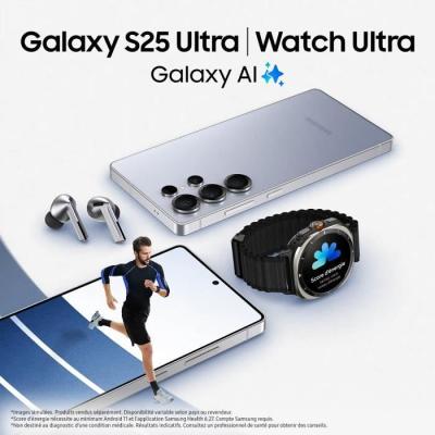 Découvrez le SAMSUNG Galaxy S25 Ultra AI 256 Go Bleu Titane
