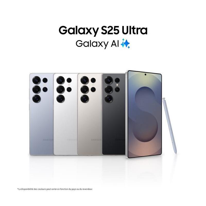 SAMSUNG Galaxy S25 Ultra AI Smartphone 1 To Bleu Titane: La puissance ultime
