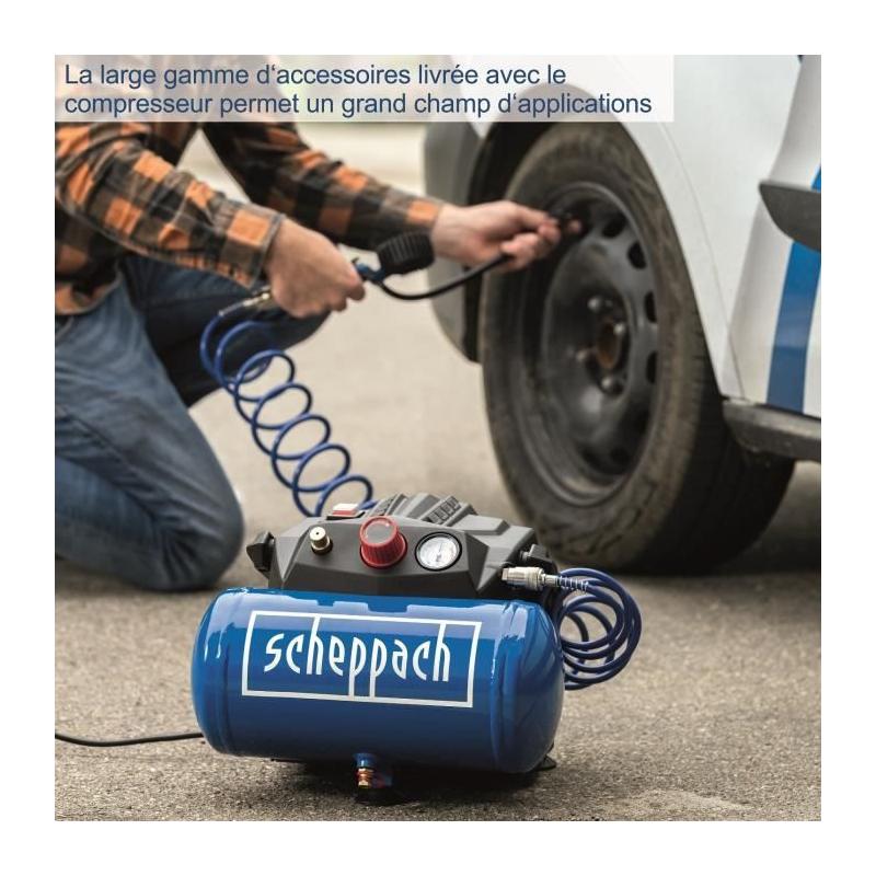Compresseur 6L puissant - HC06 - Scheppach