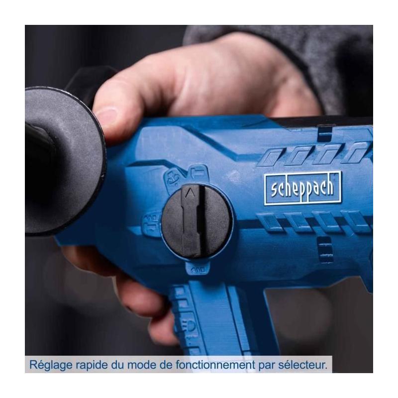 Perforateur burineur sans fil SCHEPPACH 20V - puissant et polyvalent