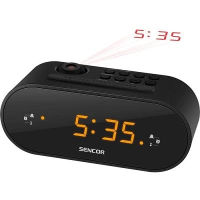 Réveillez-vous avec style grâce au radio réveil à projection Sencor - SRC 3100 B