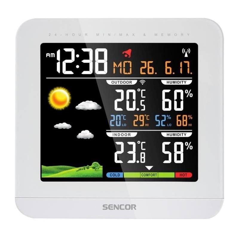 Station météo sans fil Sencor - Prévisions précises - SWS 5600