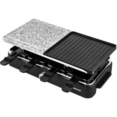 Appareil à raclette Sencor SBG 0260BK - Plancha de table efficiente Appareil à raclette Sencor SBG 0260BK - Plancha de table efficiente