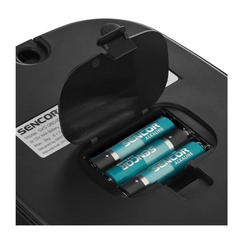 Balance de cuisine Sencor SKS 0804BK - Précision et élégance