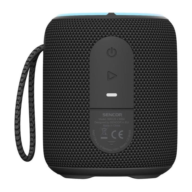 Enceinte Bluetooth portable SIRIUS 2 MINI BLACK - Sencor
