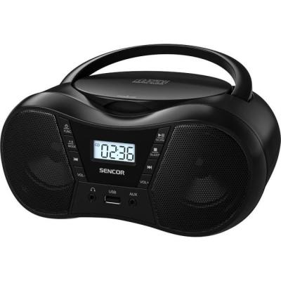 Boombox polyvalent avec lecteur CD, Bluetooth, MP3, USB, AUX et radio FM