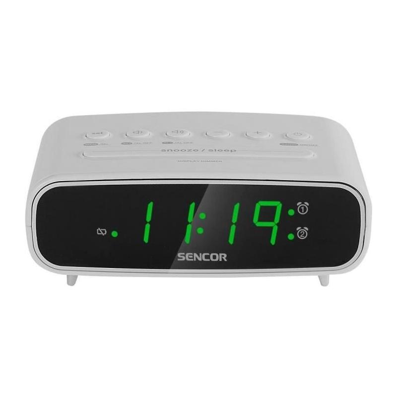 Radio-réveil Sencor SRC 2600 W - Réveillez-vous en toute élégance!