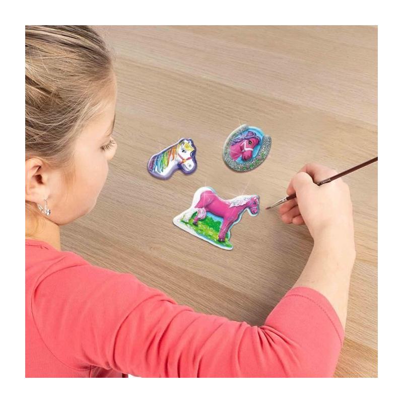 Kit de moulage et peinture pour enfants - Chevaux fantaisie SES CREATIVE