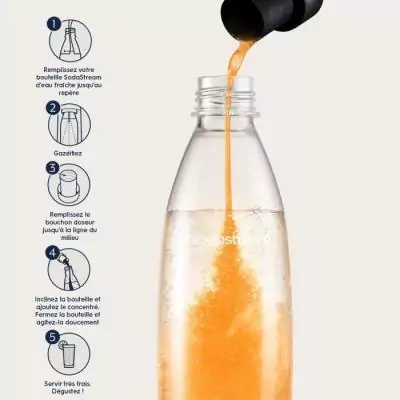 Concentrés SODASTREAM Orange - Lot de 6 pour 54L - 440 ml Concentrés SODASTREAM Orange - Lot de 6 pour 54L - 440 ml