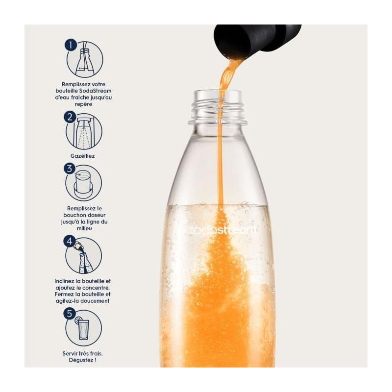Concentrés SODASTREAM Orange - Lot de 6 pour 54L - 440 ml