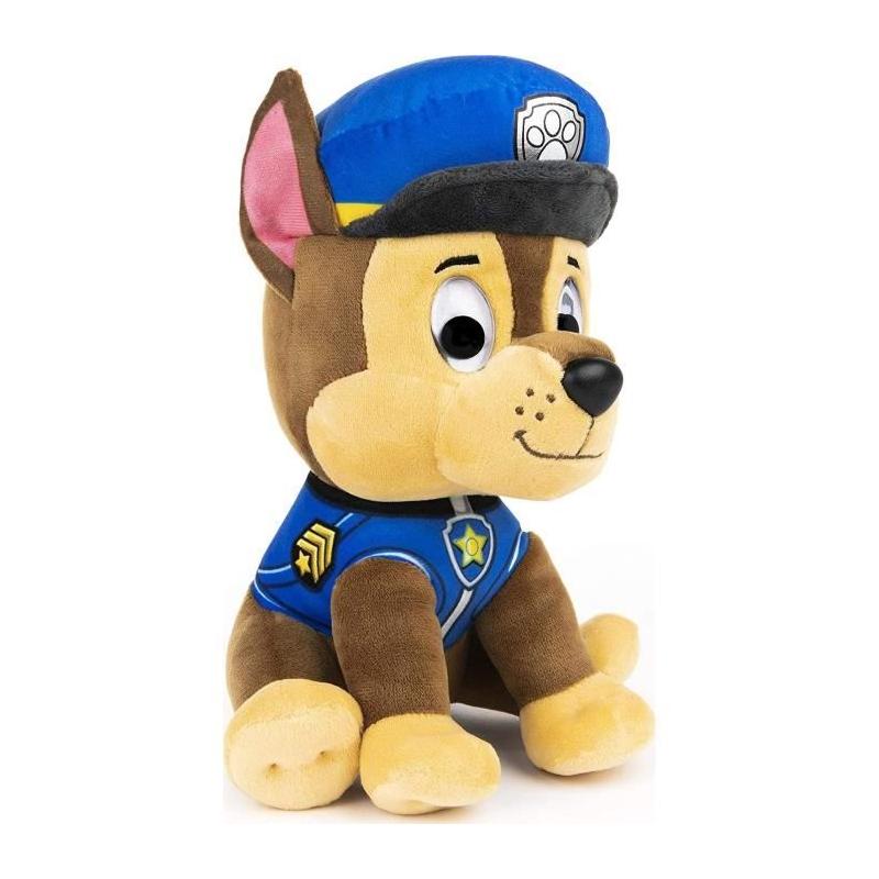 Peluche Chase la Pat' Patrouille - PAW PATROL - 25 cm - Marron - Enfant