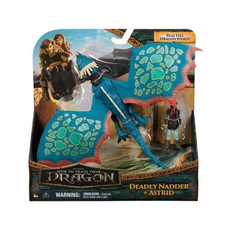 Figurine miniature Spin Master pack dragon et viking 25 cm - Tempête