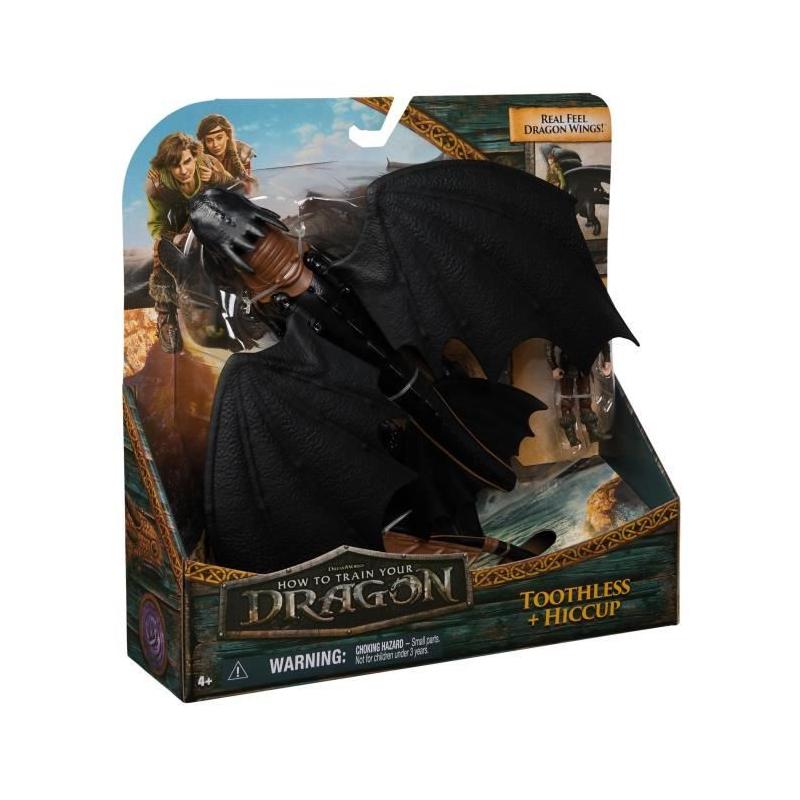 Figurine Miniature Dragon et Viking 25 cm Krokou - Dragons Movie