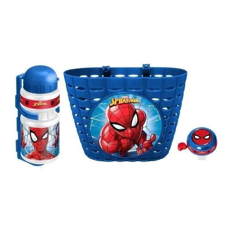Ensemble vélo Spider-Man pour enfant dès 3 ans - Bleu et Rouge