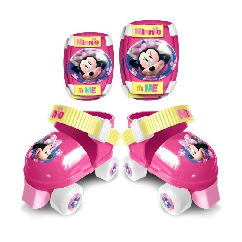 Ensemble patins à roulettes Disney Minnie - Fille - Rose